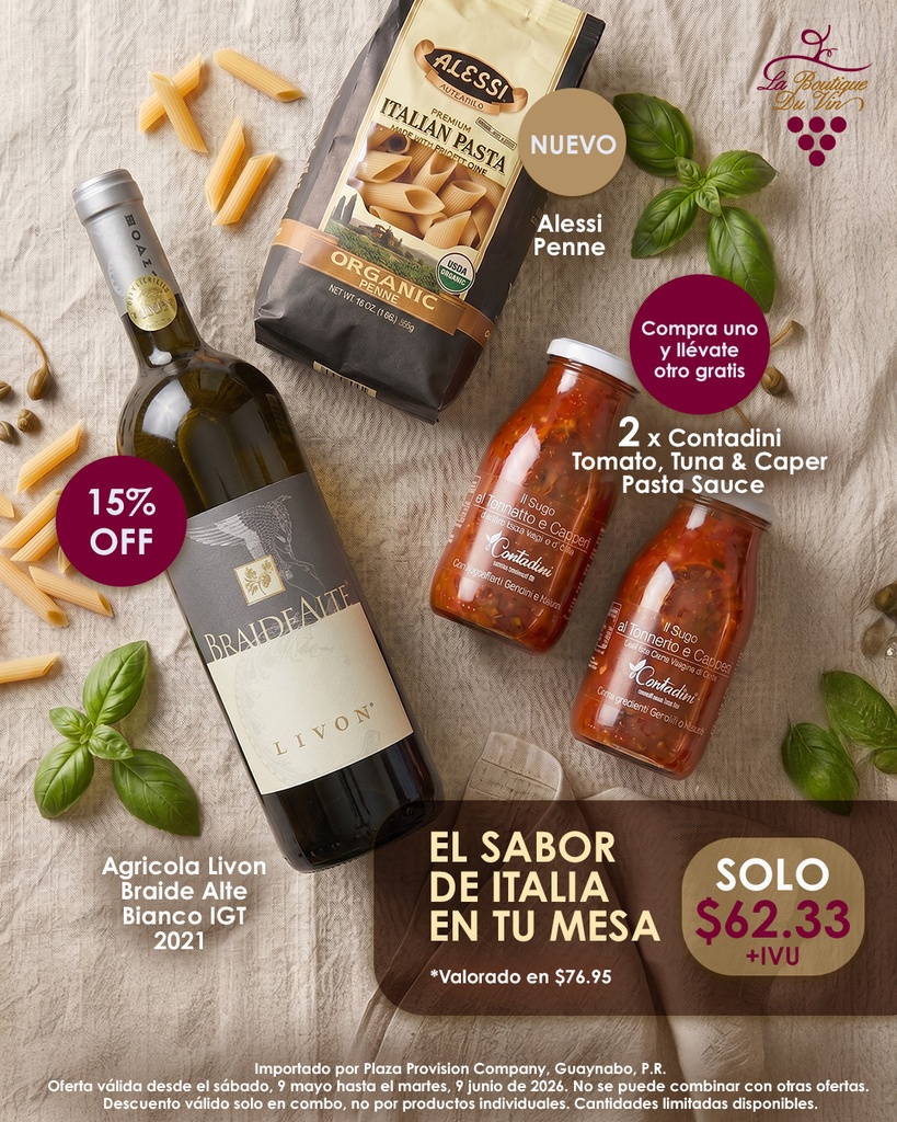 Sabor de Italia: Livon Braide Alte Bianco IGT