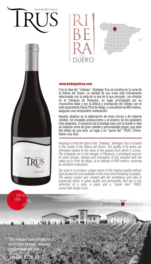 Crianza, Bodegas Trus