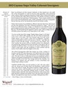 Napa Cabernet Sauvignon, Caymus