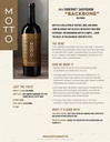 Backbone Cabernet Sauvignon, Motto 