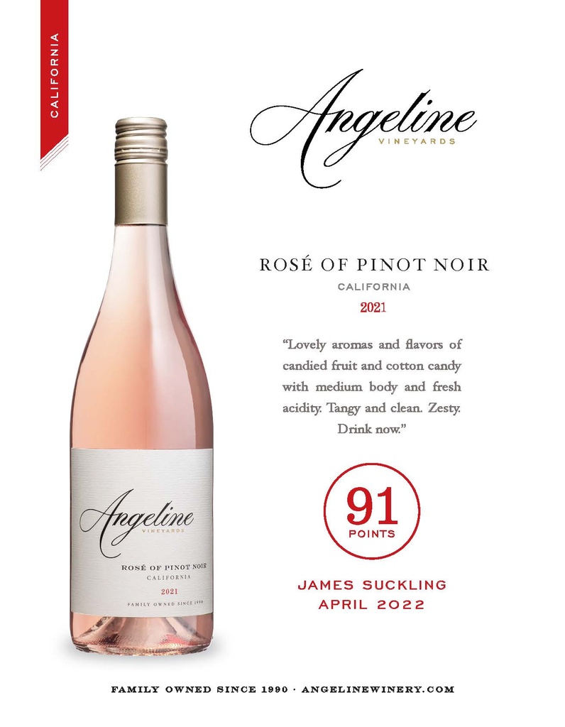 Rose of Pinot Noir, Angeline 
