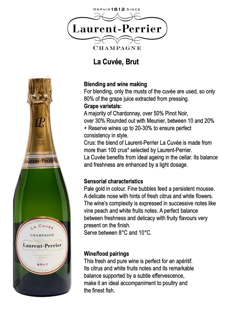 Brut La Cuvee, Laurent Perrier