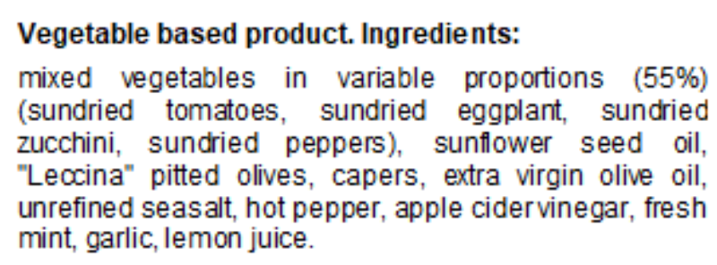 Ingredients