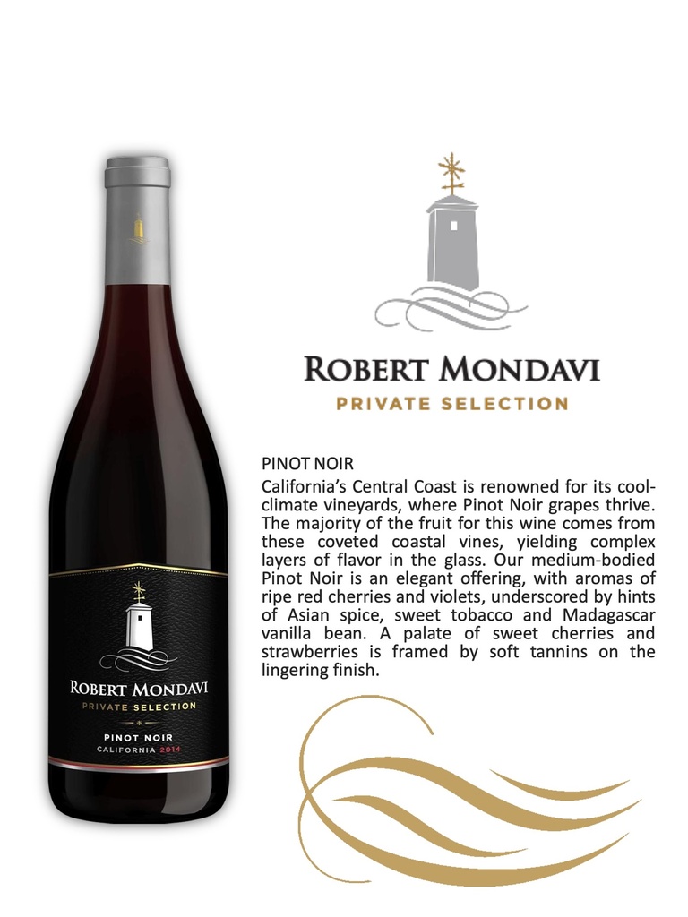 Pinot Noir Private S., Robert Mondavi Private Selection 