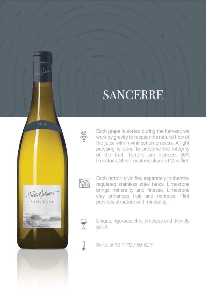 Sancerre Blanc, Pascal Jolivet 