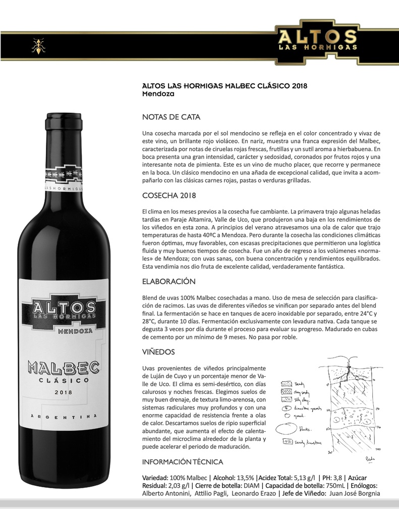 Malbec Clasico, Altos las Hormigas (Half-Bottle)