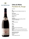 Cotes du Rhone Red Parallele 45, Paul Jaboulet