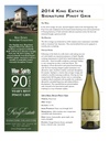 Pinot Gris, King Estate 