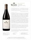 Pinot Noir Riva Ranch, Wente Vineyards