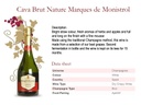 Premium Cuvee Brut Nature, Marques de Monistrol 