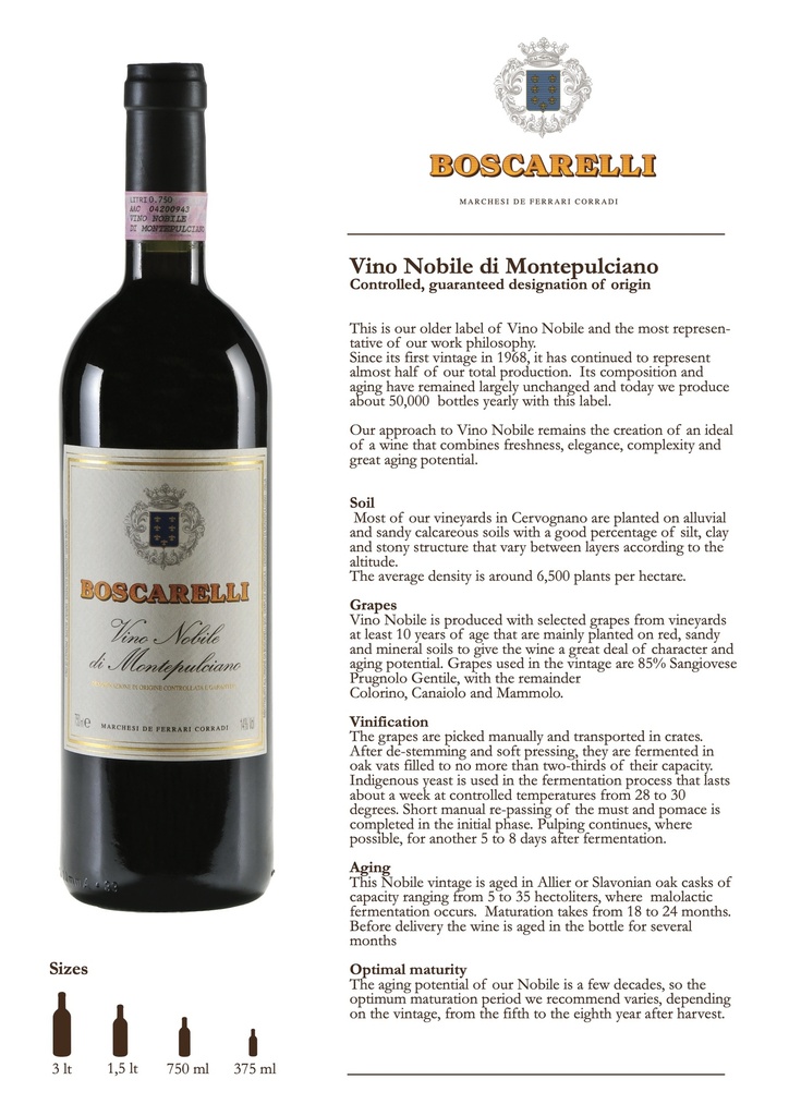 Vino Nobile di Montepulciano, Boscarelli