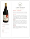 Pinot Noir Private S., Robert Mondavi Private Selection 