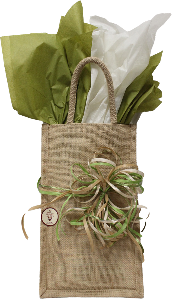 Jute 4 Bottle Holder