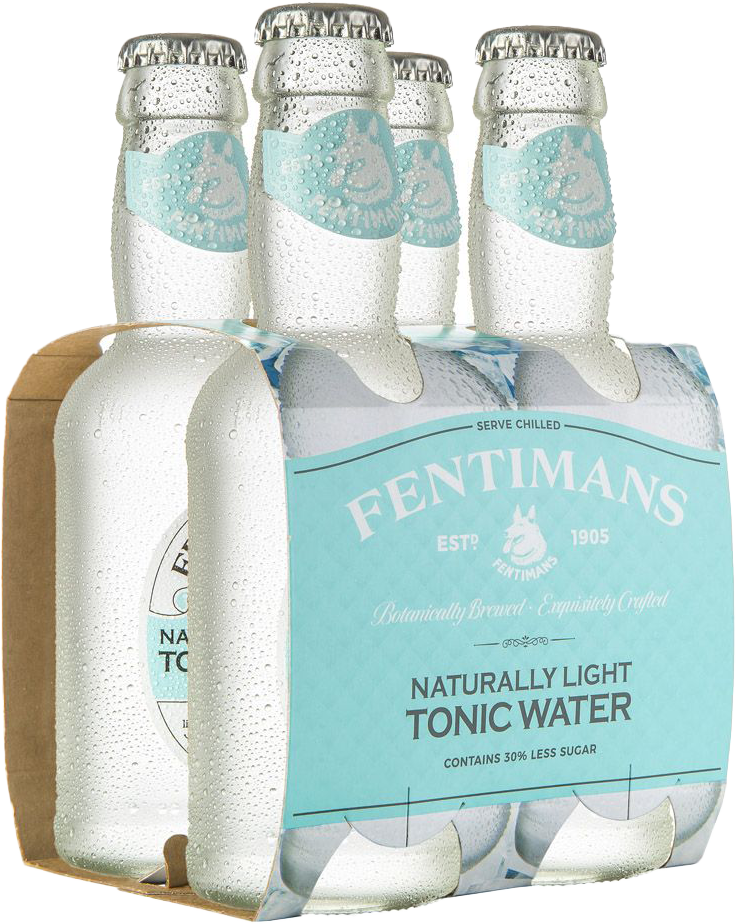 Fentiman's Light Tonic Water (4 Pack/200ml)