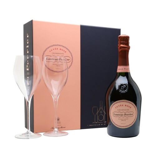 Laurent Perrier, Rosé Gift Set 2 Glasses