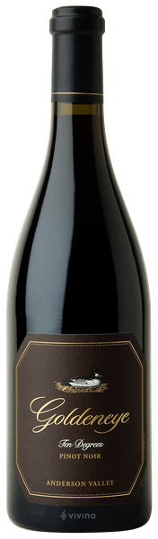 Duckhorn, Goldeneye Ten Degrees Pinot Noir, 2018