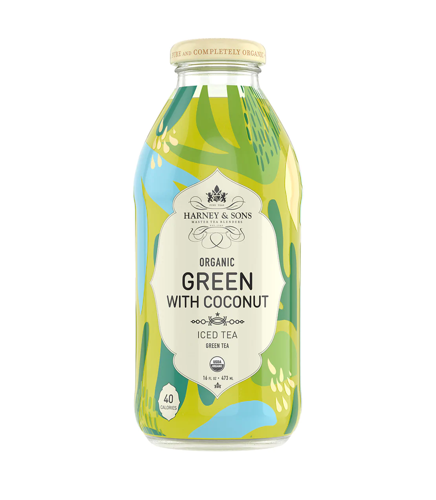 Harney & Sons, Organic Green With Coconut Tea (16oz)