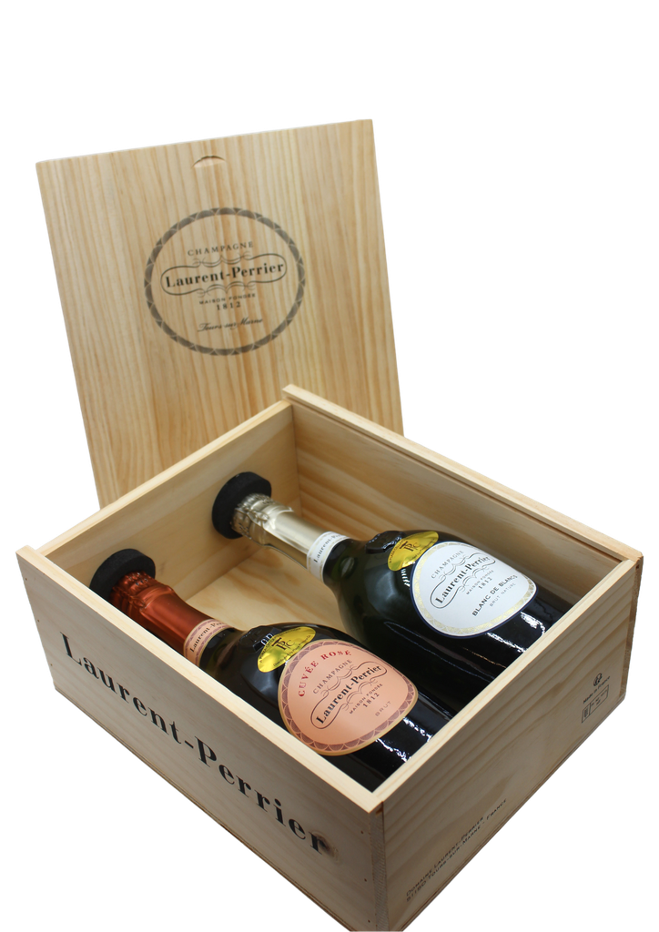 Laurent Perrier, Blanc de Blancs and Rosé Duo Gift Box