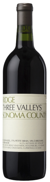 Ridge, Red Blend Three Valleys, 2020