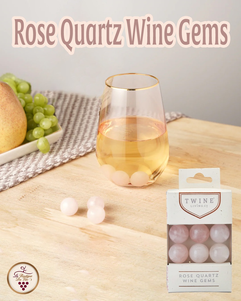 Rose quartz Wine Gems