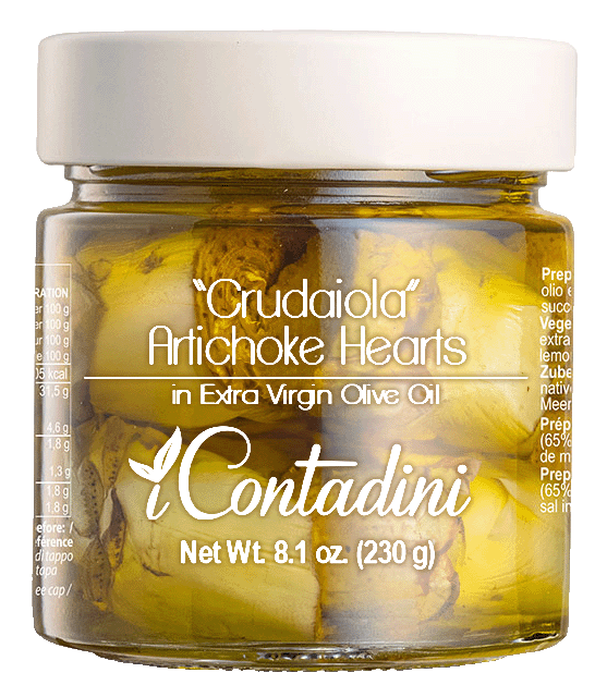 Contadini "Crudaiola" Artichoke Hearts in Extra Virgin Olive Oil