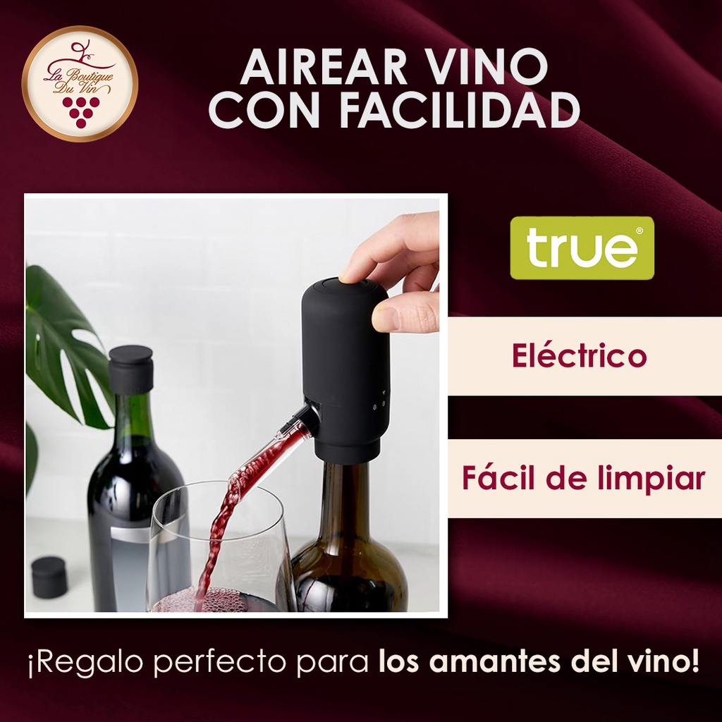 True, Electric Aerating Wine Dispenser