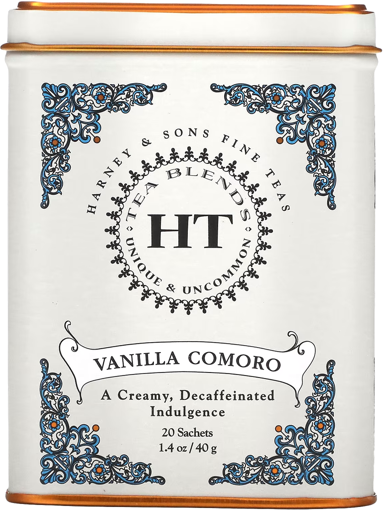 Harney & Sons, HT Vanilla Comoro Tin, 20 Sachets