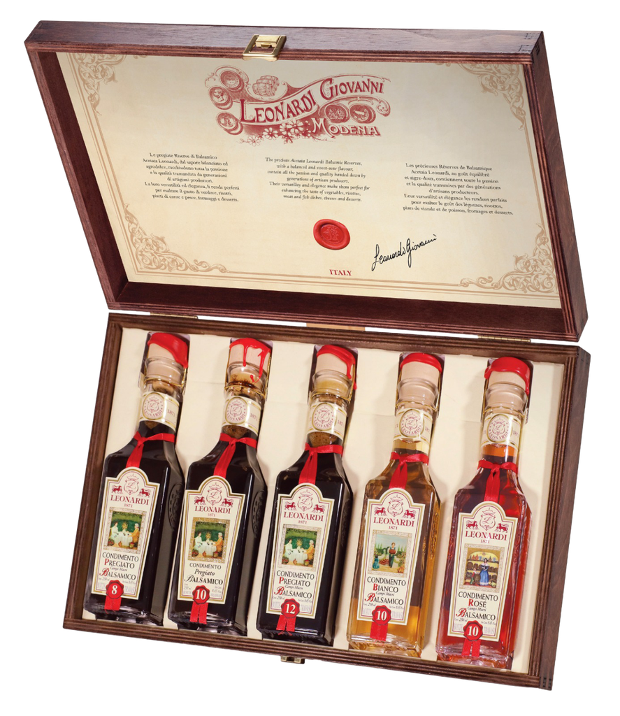 Acetaia Leonardi, L3650 Collezione Bianchi e Neri, 5 x 250ml