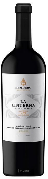 Bemberg Estate Wines, Malbec La Linterna-Los Chanares, 2016