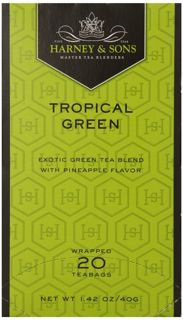 Harney & Sons, Tropical Green Premium (20 Sachets)