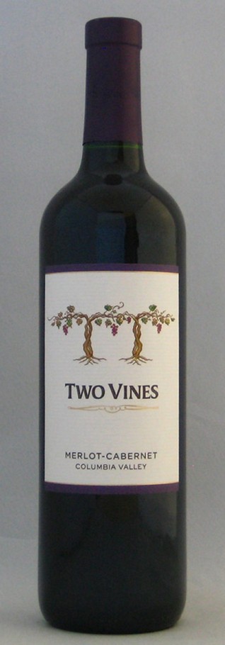 Merlot - Cabernet Two Vines, Two Vines