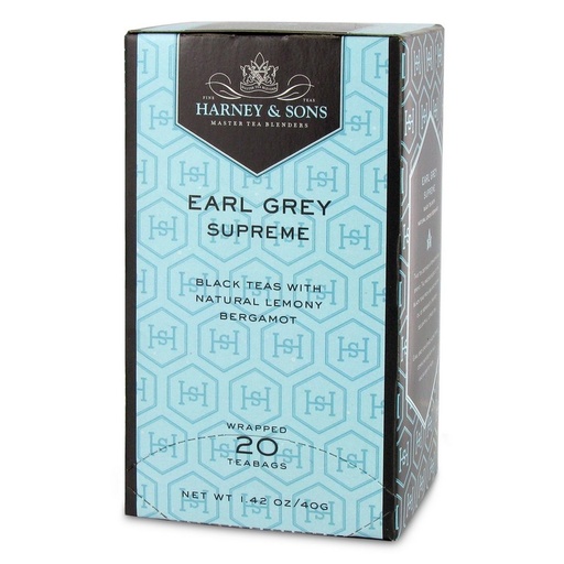 [198821] Harney & Sons, Organic Earl Grey Supreme Premium (20 Sachets)