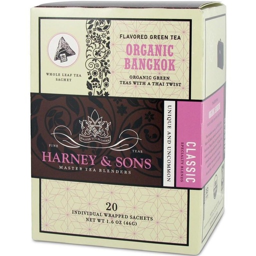 [198859] Harney & Sons, Organic Bangkok IW Sachets (20 Sachets)