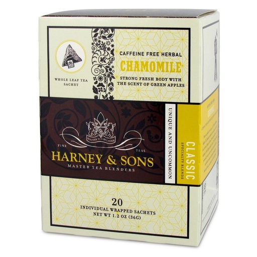 [198810] Harney & Sons, Chamomile IW Sachets (18 Sachets)