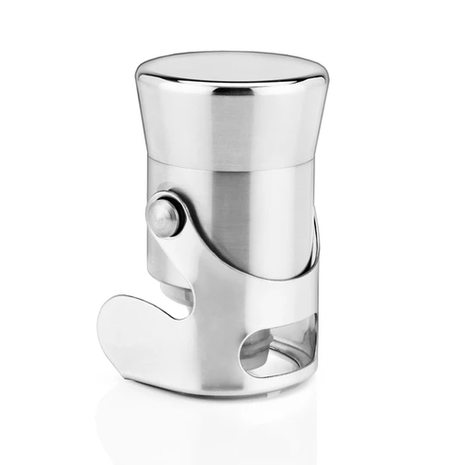 [900139] Viski Stainless Steel Heavyweight Champagne Stopper