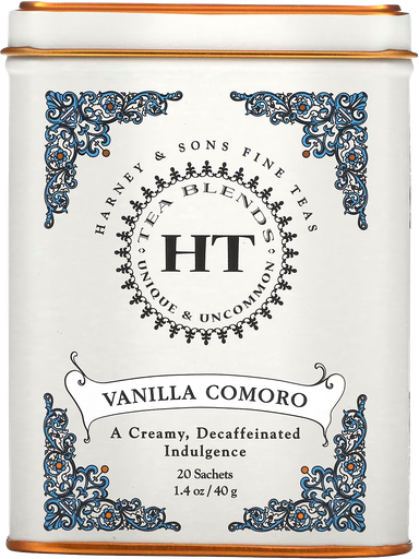 [198927] Harney & Sons, HT Vanilla Comoro Tin, 20 Sachets