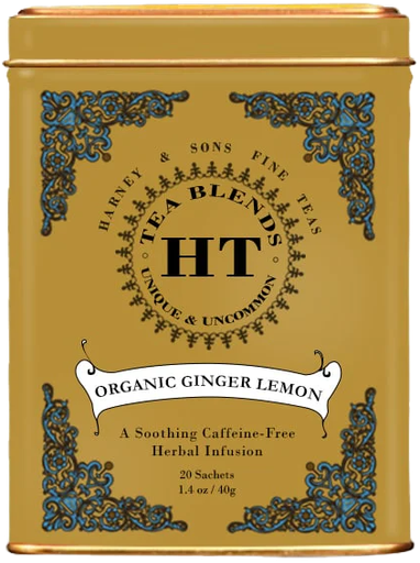 [198918] Harney & Sons, HT Organic Ginger Lemon Tin, 20 Sachets