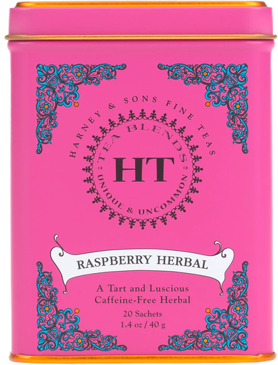 [198926] Harney & Sons, HT Raspberry Herbal Tin, 20 Sachets