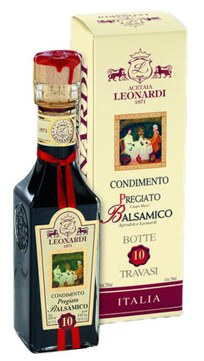 [AL0102] Acetaia Leonardi, L108 Pregiato Condimento Balsamico 10 Year, 250ml