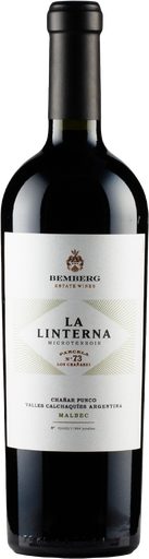 [195548] Bemberg Estate Wines, Malbec La Linterna-Los Chanares, 2016