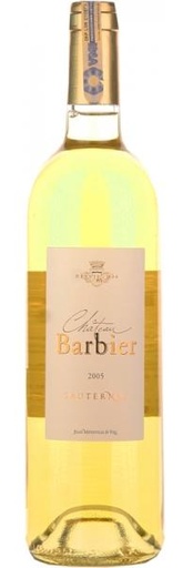 [191909] Chateau Barbier, Sauternes, 2016 (375 ml)