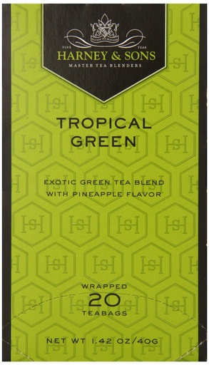 [198828] Harney & Sons, Tropical Green Premium (20 Sachets)